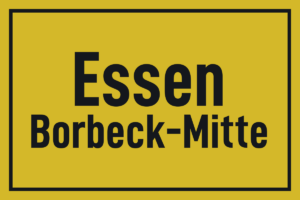 Ortstafel Borbeck-Mitte