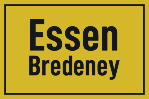 Ortstafel Bredeney