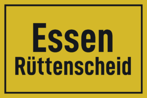 Ortstafel Rüttenscheid