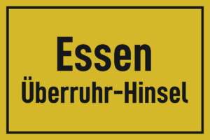 Ortstafel Überruhr-Hinsel
