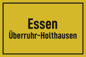 Ortstafel Überruhr-Holthausen