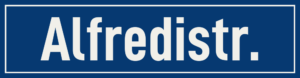 Straßenschild Alfredistraße