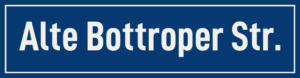 Straßenschild Alte Bottroper Straße