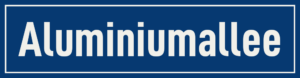 Straßenschild Aluminiumallee