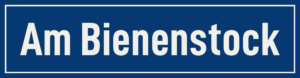 Straßenschild Am Bienenstock