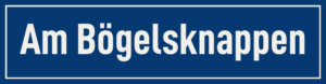 Straßenschild Am Bögelsknappen