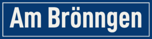 Straßenschild Am Brönngen