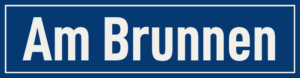 Straßenschild Am Brunnen