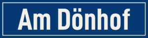 Straßenschild Am Dönhof