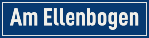 Straßenschild Am Ellenbogen