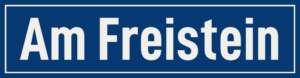 Straßenschild Am Freistein