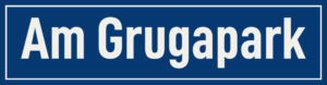 Straßenschild Am Grugapark