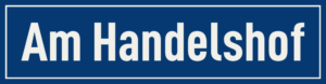 Straßenschild Am Handelshof
