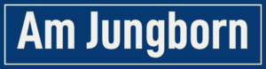 Straßenschild Am Jungborn