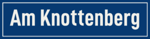 Straßenschild Am Knottenberg