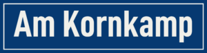 Straßenschild Am Kornkamp