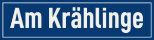 Straßenschild Am Krählinge