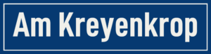 Straßenschild Am Kreyenkrop