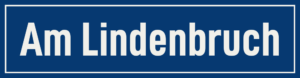 Straßenschild Am Lindenbruch