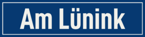 Straßenschild Am Lünink
