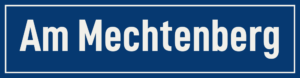 Straßenschild Am Mechtenberg