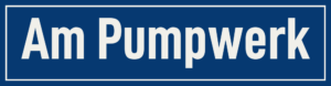 Straßenschild Am Pumpwerk