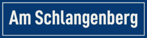 Straßenschild Am Schlangenberg