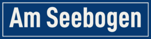 Straßenschild Am Seebogen