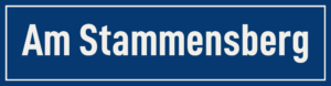 Straßenschild Am Stammensberg