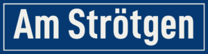Straßenschild Am Strötgen