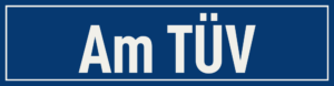 Straßenschild Am TÜV