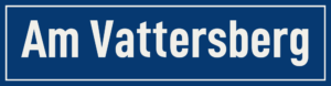 Straßenschild Am Vattersberg