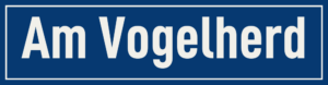Straßenschild Am Vogelherd