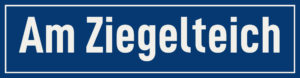 Straßenschild Am Ziegelteich