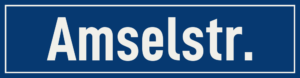 Straßenschild Amselstraße