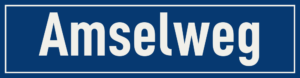 Straßenschild Amselweg