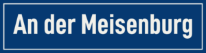 Straßenschild An der Meisenburg