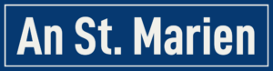 Straßenschild An St. Marien