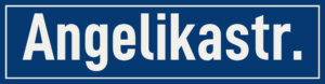 Straßenschild Angelikastraße