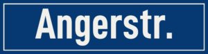 Straßenschild Angerstraße