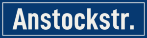 Straßenschild Anstockstraße