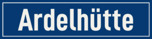 Straßenschild Ardelhütte