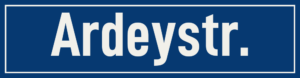 Straßenschild Ardeystraße