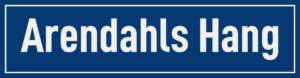 Straßenschild Arendahls Hang