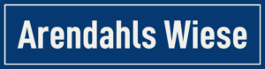 Straßenschild Arendahls Wiese