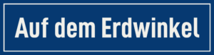 Straßenschild Auf dem Erdwinkel