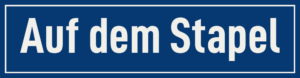 Straßenschild Auf dem Stapel