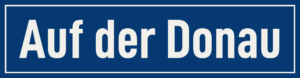 Straßenschild Auf der Donau