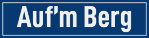 Straßenschild Auf’m Berg