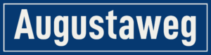 Straßenschild Augustaweg